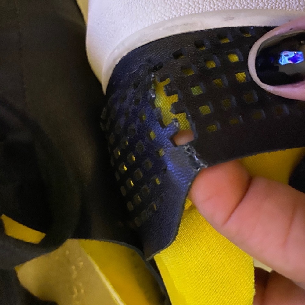 J/slides  Leather  Mesh Sneakers - Picture 6 of 7
